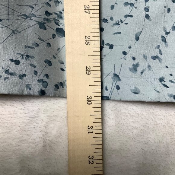 Vtg Rena Rowan Floral 100% Silk Blazer Jacket Size 14 Lined Button Front Blue - Picture 6 of 7